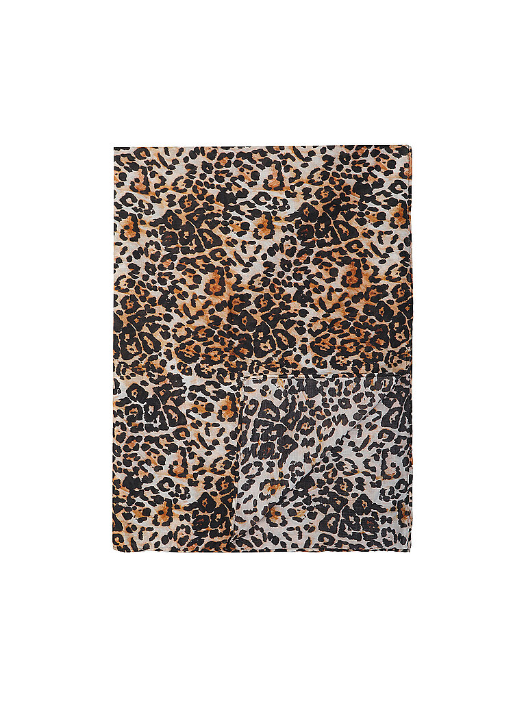 DARLING HARBOUR Damen Pareo Gross Leopard schwarz